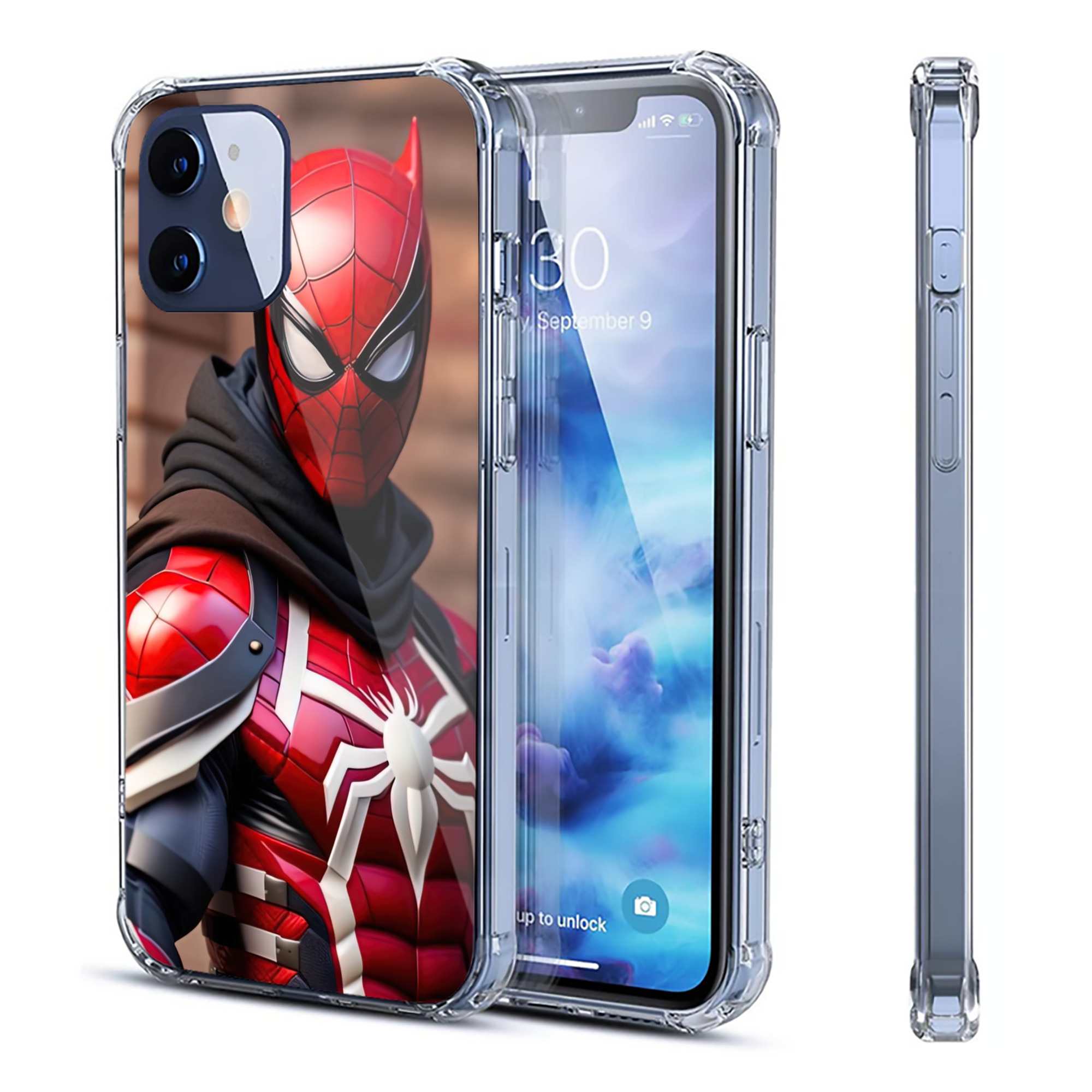 （画像用） Deadpool デッドプール 【iPhone 12シリーズ対応】透明スマホケース（クリアソフトケース）